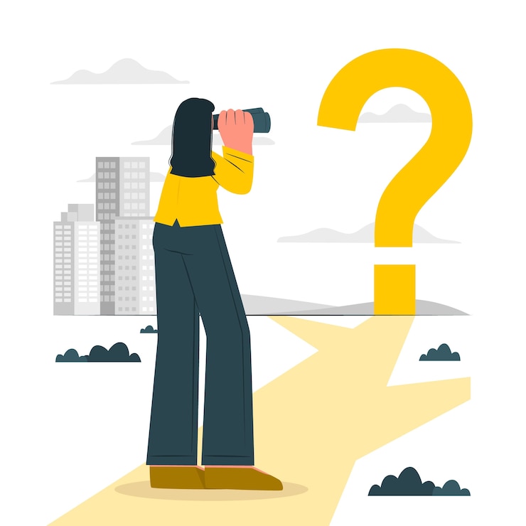 Vecteur gratuit où prochaine illustration de concept