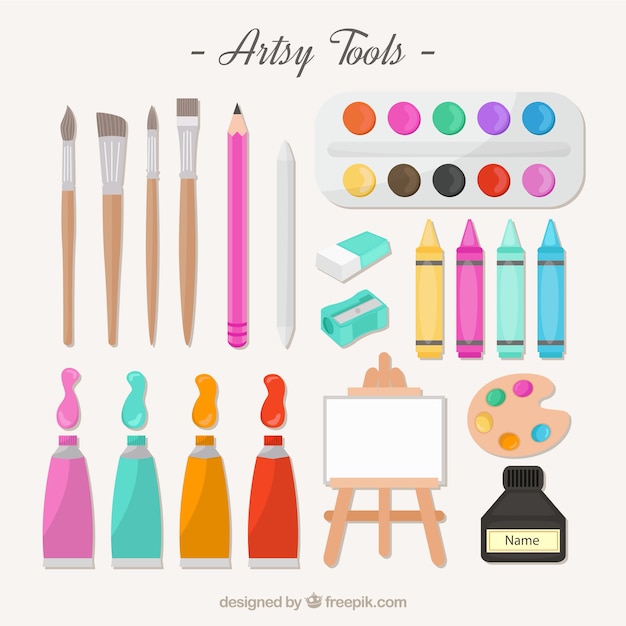 Outils Artistiques Pour La Peinture