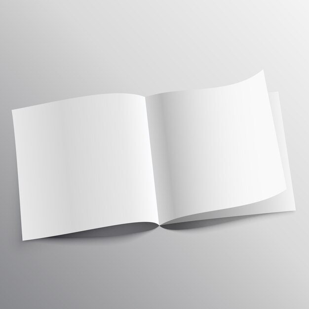 Ouvrir le livre avec la conception de gabarit de la curl de la page