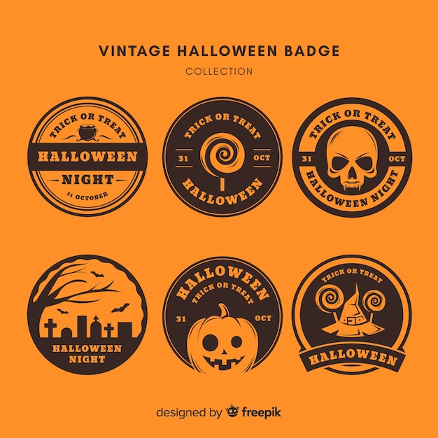 Pack De Badges D'halloween