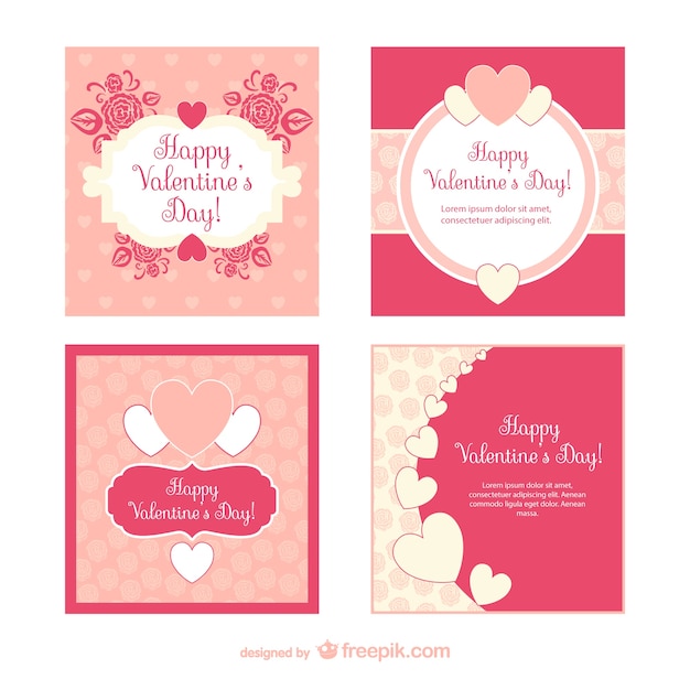 Pack Cartes De Saint-valentin