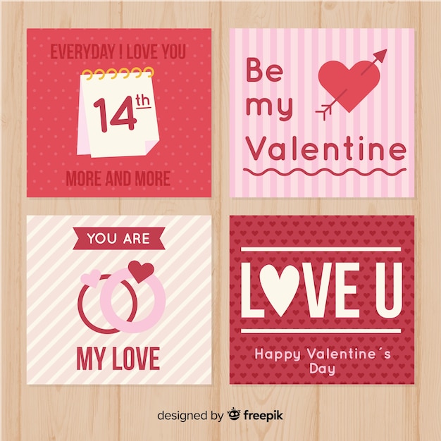 Pack De Cartes De Saint Valentin