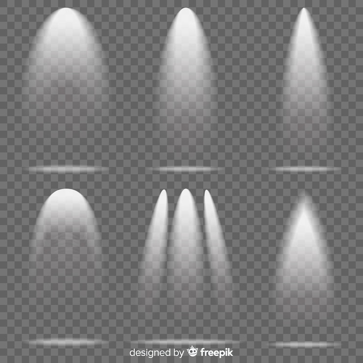 Vecteur gratuit pack d&#39;illumination de scènes réalistes