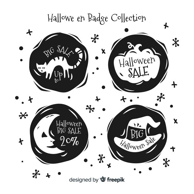 Pack D'insignes De Vente Halloween