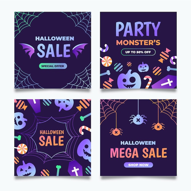 Pack De Publications Instagram Pour Halloween