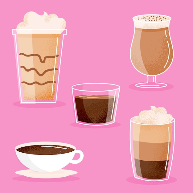 Pack de types de café