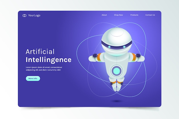 Page De Destination De L'intelligence Artificielle