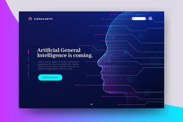 Page De Destination De L'intelligence Artificielle