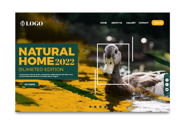 Page De Destination De La Nature Sauvage