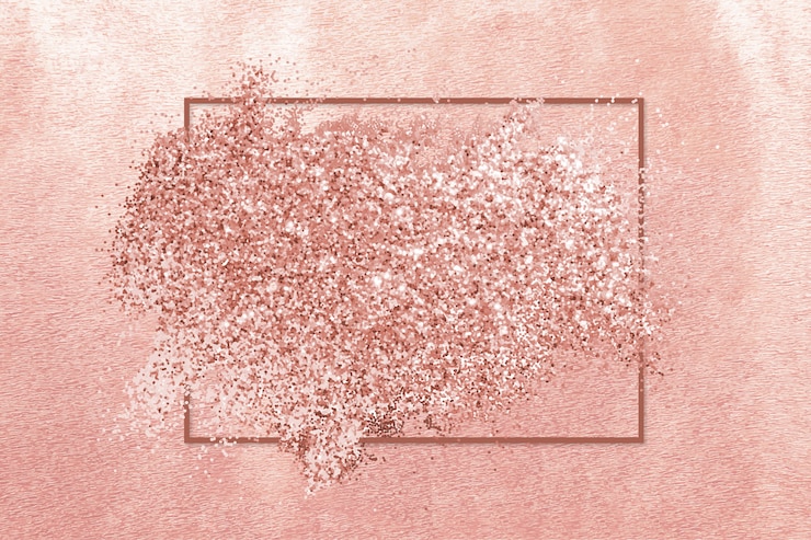 Vecteur gratuit paillettes rose