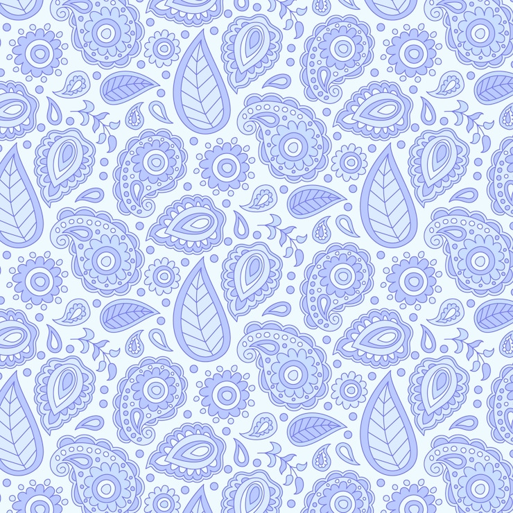 Vecteur gratuit paisley dessiné à la main