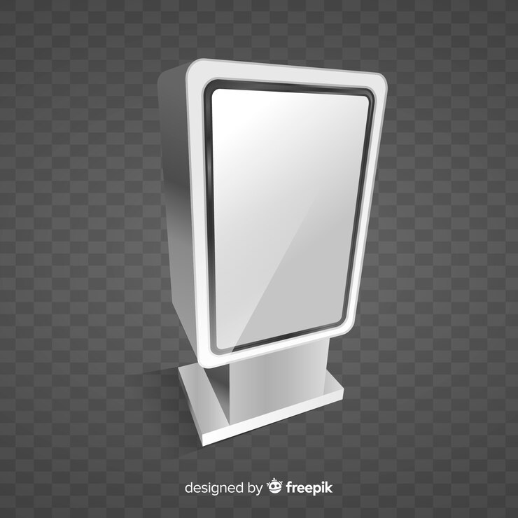 Vecteur gratuit panneau d&#39;affichage réaliste