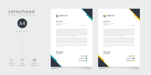 papier à lettre moderne