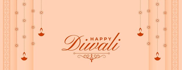 papier peint de félicitations de Diwali pour un post sur les réseaux sociaux