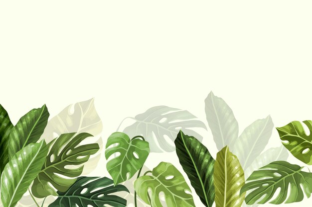 Papier peint mural tropical