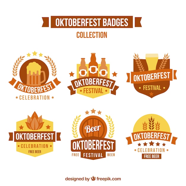 Paquet Coloré D'insignes Les Plus Oktoberfest