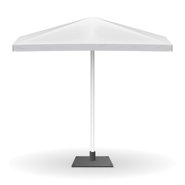 Vecteur gratuit parasol pour la promotion isolé sur fond blanc.