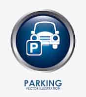 Vecteur gratuit parking