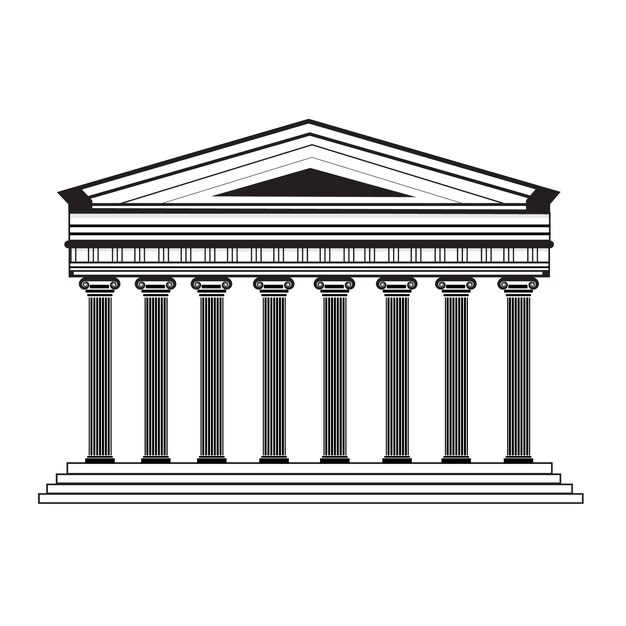 Parthenon conception de façade