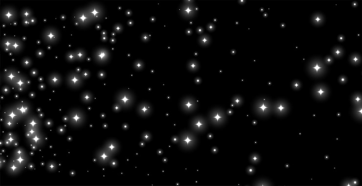 Vecteur gratuit particules de poussière scintillantes d'arrière-plan effet magique