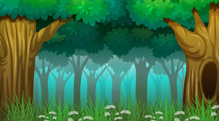 Vecteur gratuit paysage de nature vide