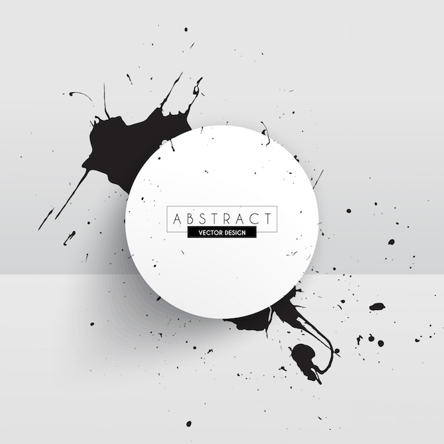 Peinture Splatter cadre vecteur