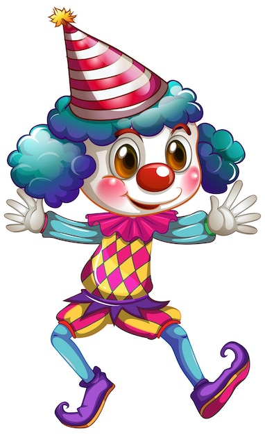 Un Personnage Coloré De Dessin Animé De Clown