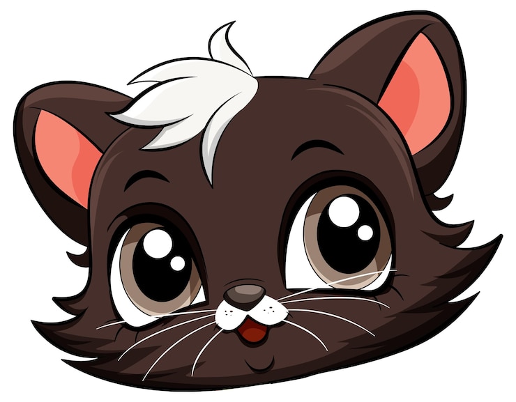 Vecteur gratuit le personnage de dessin animé adorable