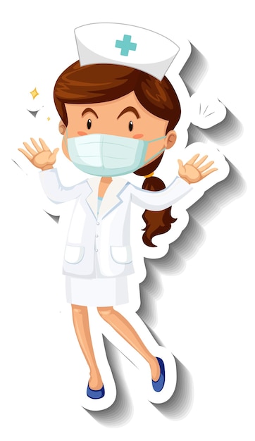 Médical, Ciseaux, Vecteur, Patient, Docteur, Infirmière, Santé,  Illustration Clip Art