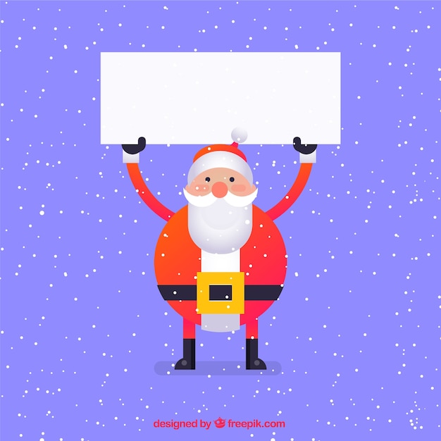 Vecteur gratuit personnage de noël avec fond de lettre