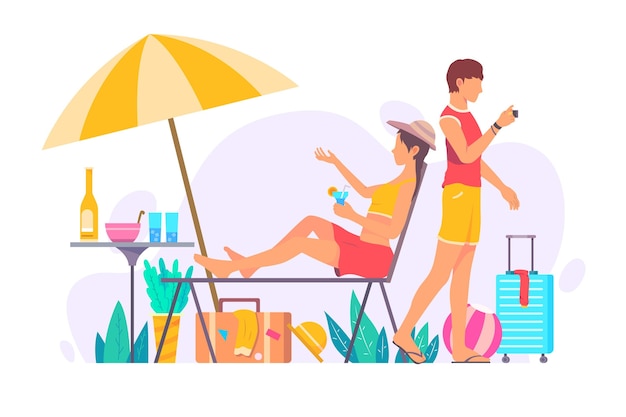 Les personnes bénéficiant de staycation