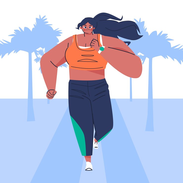 Vecteur gratuit des personnes dessinées à la main faisant des illustrations sportives
