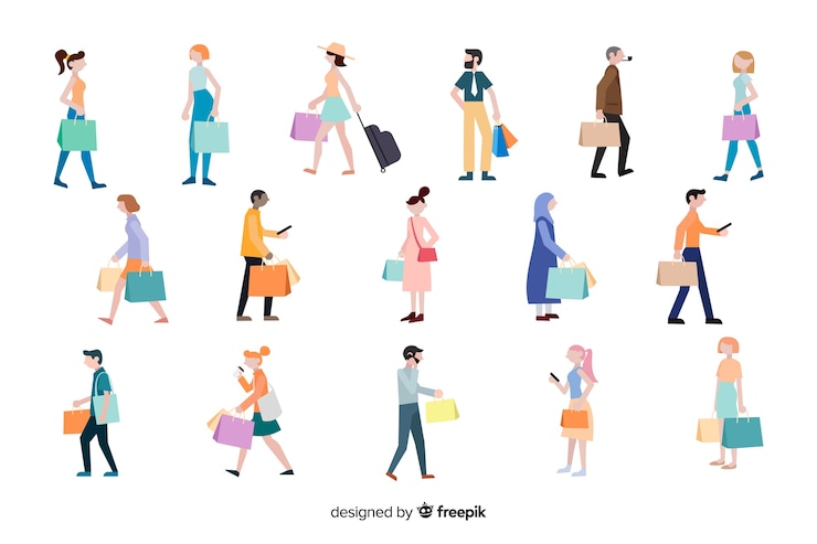 Vecteur gratuit personnes faisant des actions différentes