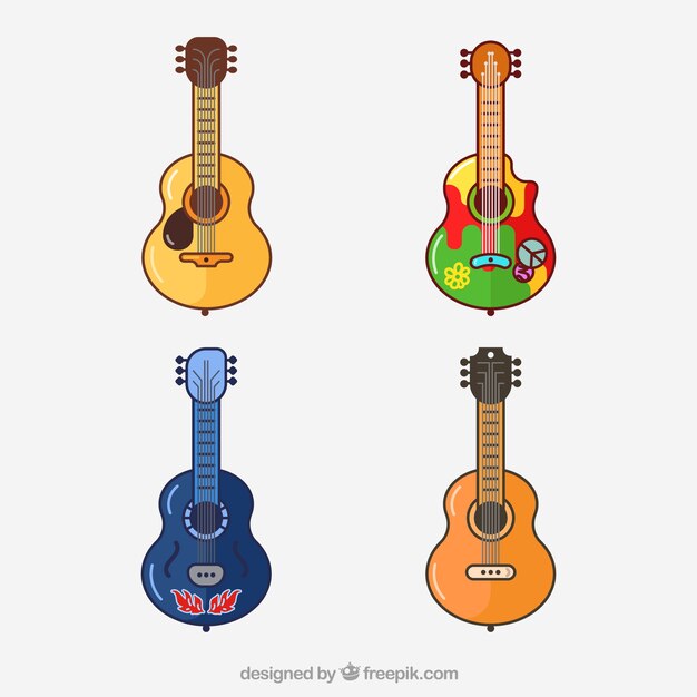 Petite collection de guitare