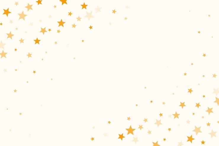 Vecteur gratuit petites étoiles dorées décoratives avec vecteur d'espace vide
