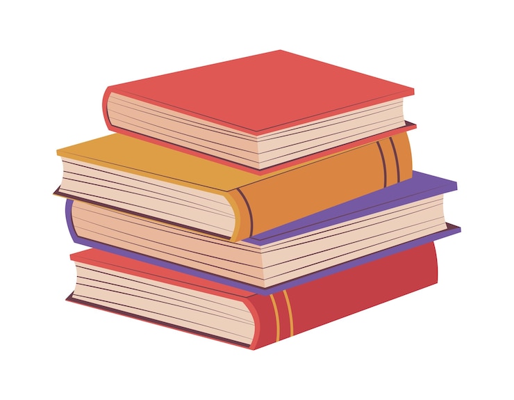 Vecteur gratuit pile de livres icône du jour du livre