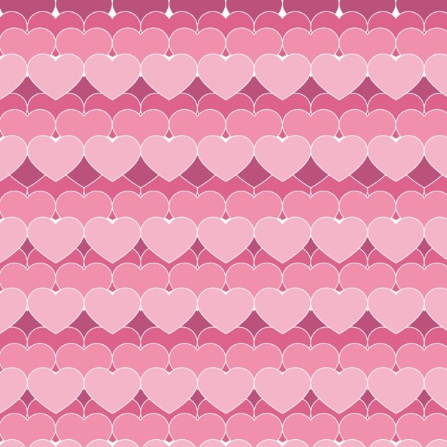 Vecteur gratuit pink hearts background