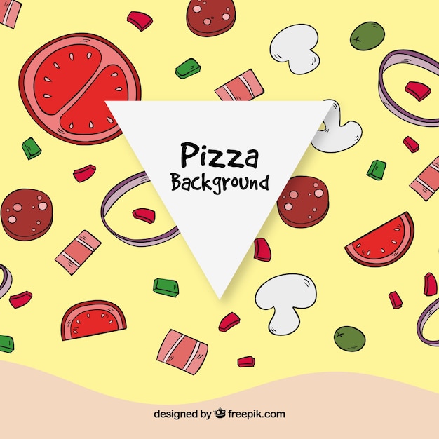 Vecteur gratuit pizzastuff