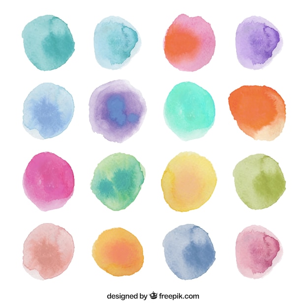 points d&#39;Aquarelle