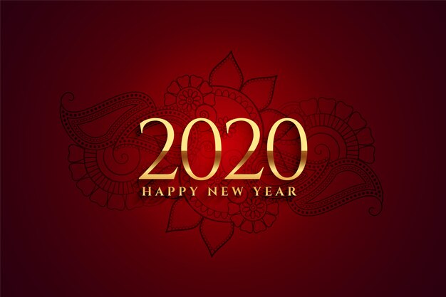 Premium 2020 Golden Bonne Année