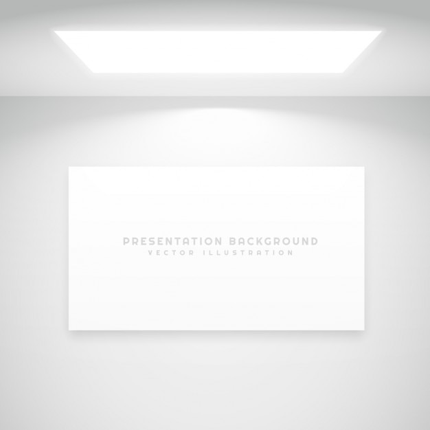 Vecteur gratuit présentation blanc fond