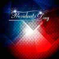 Vecteur gratuit présidents shiny day background