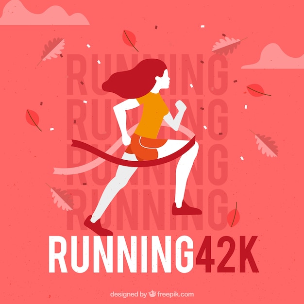 Pretty Runner Background