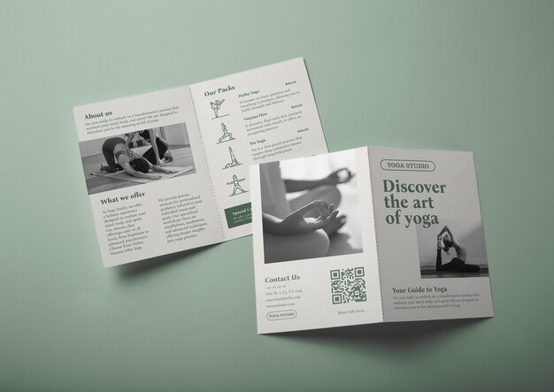 Projet de modèle de brochure bifold