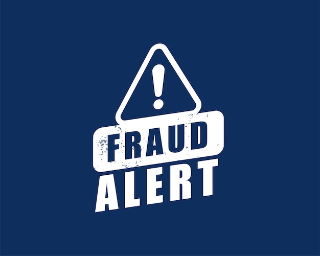 Vecteur gratuit protégez et sécurisez votre site web avec un arrière-plan d'avertissement d'alerte de fraude