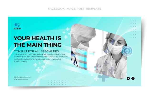 Publication facebook médicale dégradée