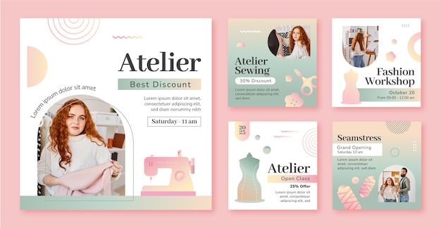 Publication instagram du service atelier dégradé