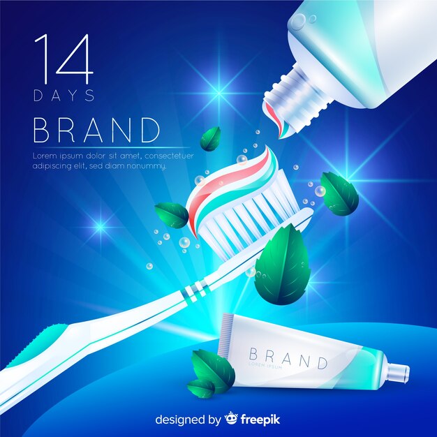 Publicité de dentifrice