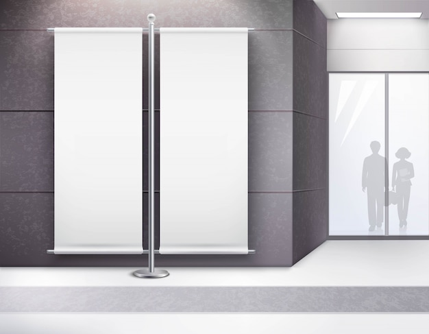 Publicité double bannière à l'intérieur