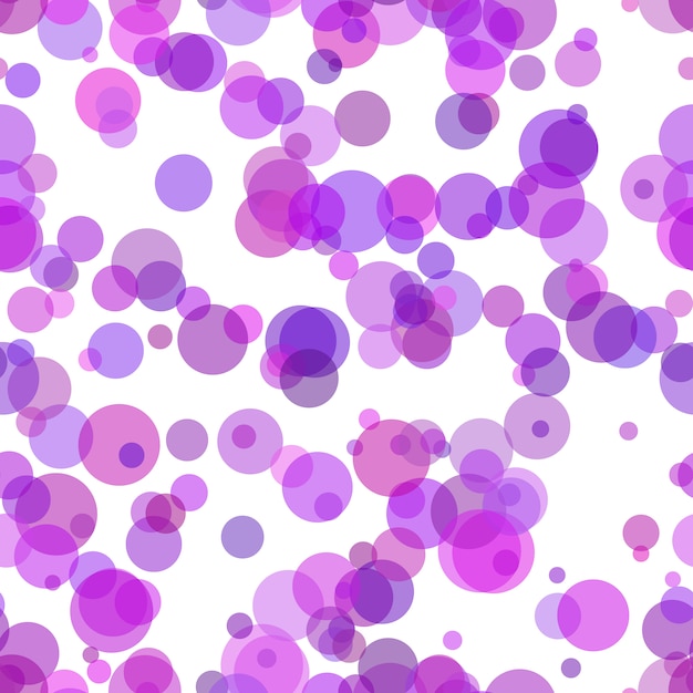 Purple Bubbles Pattern Background